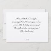 Kerstkaart ambachtelijke papier rustieke design ka (Achterkant)