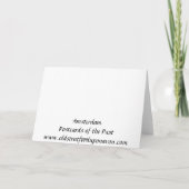 KerstKaart - Amsterdam Feestdagen Kaart (Achterkant)