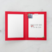 Kerstkaart 'Baby, It's Cold Outside Holiday' Kaart (Binnen)