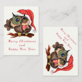 kerstKaart Baby met cadeau Notitiekaartje (Voorkant / Achterkant)