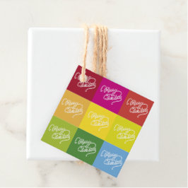kerstkaart bedankjes labels