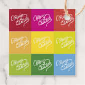 kerstkaart bedankjes labels (Achterkant)