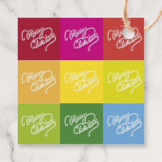 kerstkaart bedankjes labels (Achterkant)