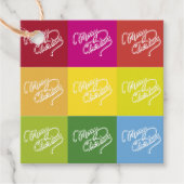 kerstkaart bedankjes labels (Voorkant)