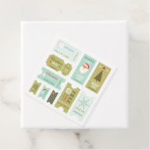 kerstkaart bedankjes labels (In situ)