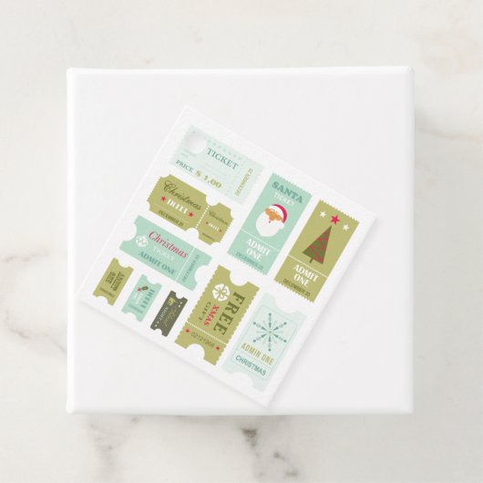 kerstkaart bedankjes labels (In situ)