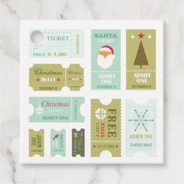 kerstkaart bedankjes labels