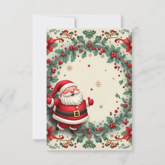 kerstkaart bedankkaart (Voorkant)