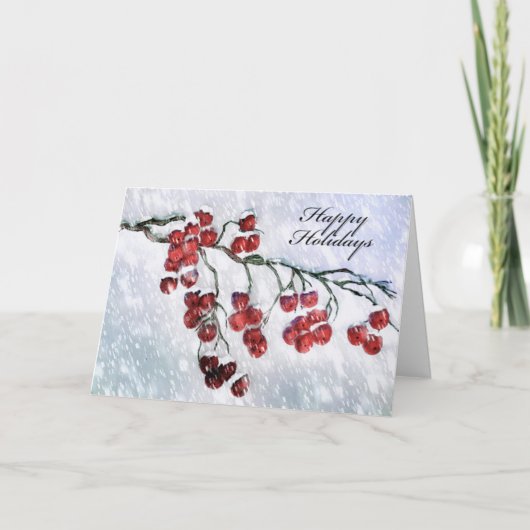 kerstkaart bedankkaart (Voorkant)