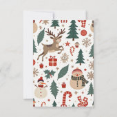 kerstkaart bedankkaart (Achterkant)