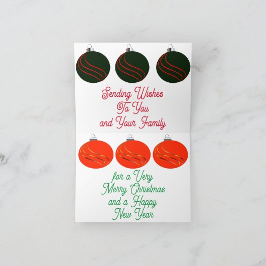 kerstkaart bedankkaart (Binnen)