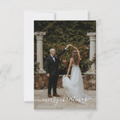 kerstkaart bedankkaart (Voorkant)