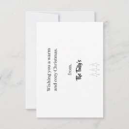 kerstkaart bedankkaart