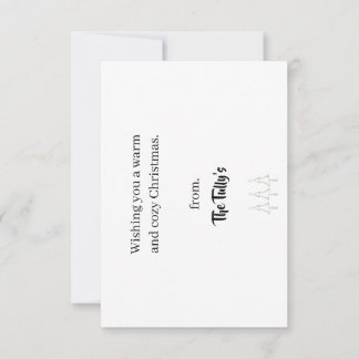 kerstkaart bedankkaart