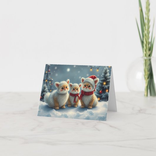 kerstkaart bedankkaart (Voorkant)
