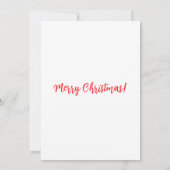 Kerstkaart Bedankkaart (Achterkant)