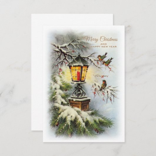  kerstkaart bedankkaart (Voorkant / Achterkant)