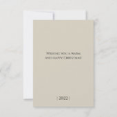 kerstkaart bedankkaart (Achterkant)