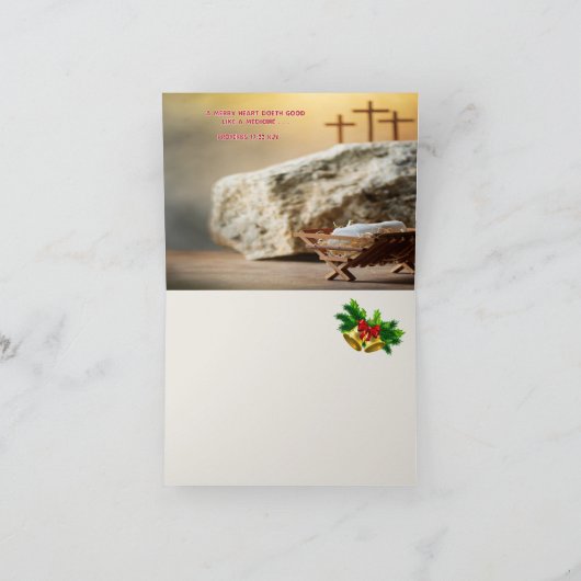 kerstkaart bedankkaart (Binnen)