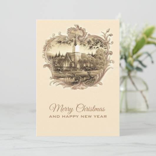  kerstkaart bedankkaart (Staand voorkant)