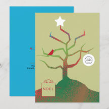 Kerstkaart Bedrijfsboom Kunst