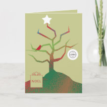 Kerstkaart Bedrijfsboom Kunst
