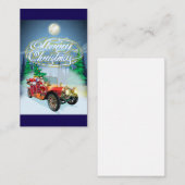 Kerstkaart begroeten informatiekaartje (Voorkant / Achterkant)