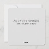 Kerstkaart 'Besneeuwde Boom' (Achterkant)