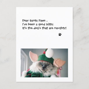 Kerstkaart - Beste Kerstman Pootjes Briefkaart