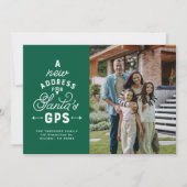 Kerstkaart bewegende aankondiging met 4 foto's (Voorkant)