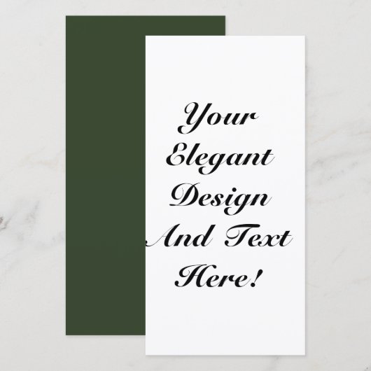 kerstkaart blanco flat-holiday-kaart (Voorkant / Achterkant)