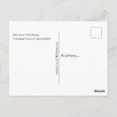 Kerstkaart - Blanke Kerst Kabouter Briefkaart (Achterkant)