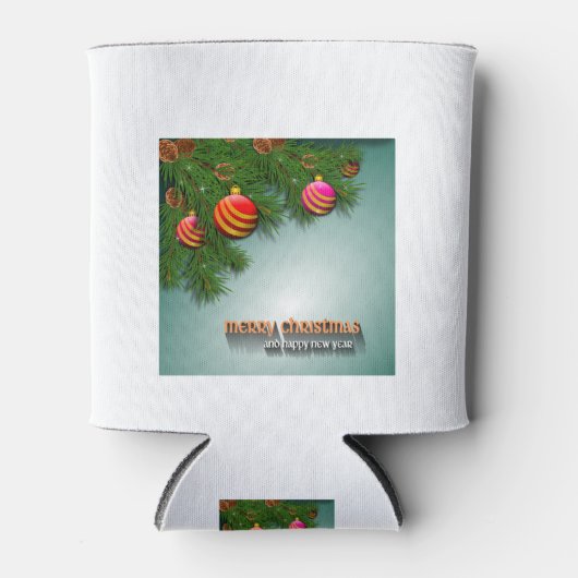 kerstkaart blikjeskoeler (Voorkant)