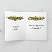 Kerstkaart - Bozen, Italië Kaart (Binnen)