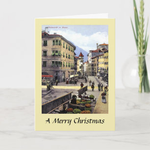 Kerstkaart - Bozen, Italië Kaart