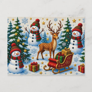 Kerstkaart Briefkaart