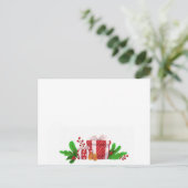Kerstkaart Briefkaart (Staand voorkant)