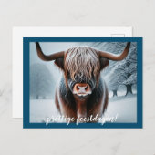 kerstkaart briefkaart (Voorkant / Achterkant)