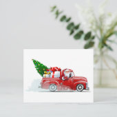 kerstkaart briefkaart (Staand voorkant)