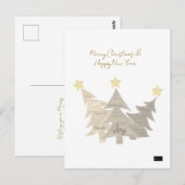 kerstkaart briefkaart (Voorkant / Achterkant)