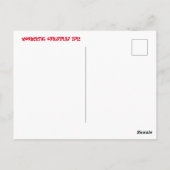Kerstkaart Briefkaart (Achterkant)