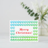Kerstkaart Briefkaart (Staand voorkant)