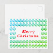 Kerstkaart Briefkaart (Voorkant / Achterkant)