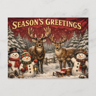 Kerstkaart Briefkaart