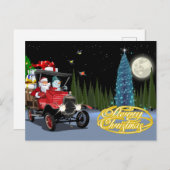 kerstkaart briefkaart (Voorkant / Achterkant)