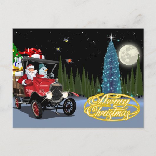 kerstkaart briefkaart (Voorkant)