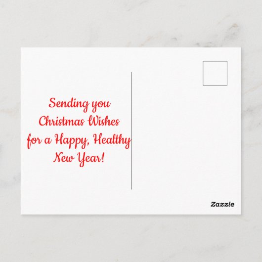 Kerstkaart Briefkaart (Achterkant)