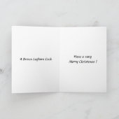 KerstKaart - bruine ledemaat Feestdagen Kaart (Binnen)