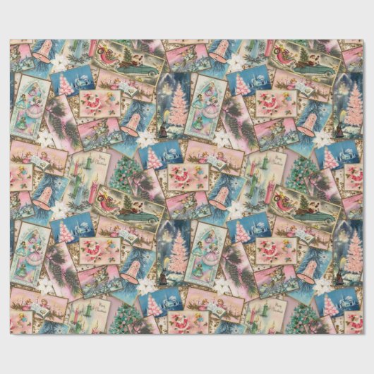 kerstKaart Cadeaupapier (Vlak)