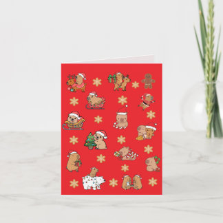 Kerstkaart, Carte de Noël, Prettig kerstfeest Kaart